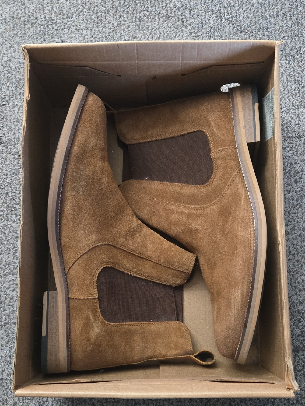 Crevo Tan Suede Crevo Boots